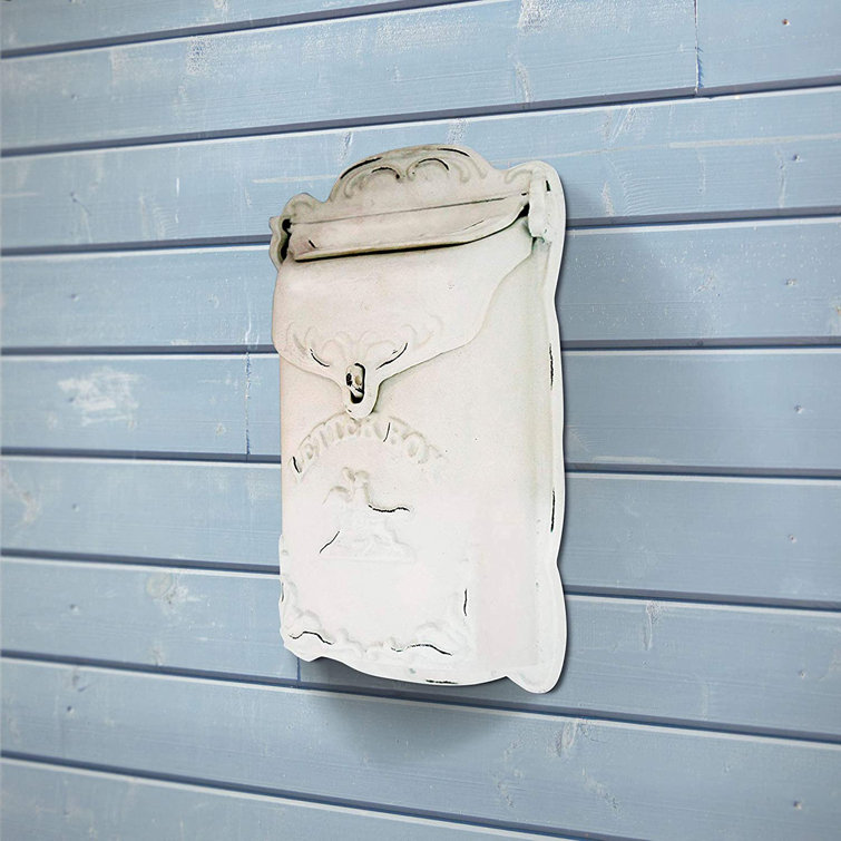 NACH Cara Cast Iron Wall Mounted Mailbox & Reviews Wayfair